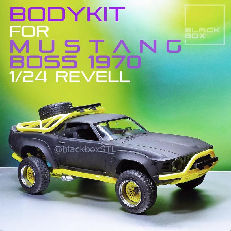 Bodykit for Mustang BOSS 1970 Revell 1-24th