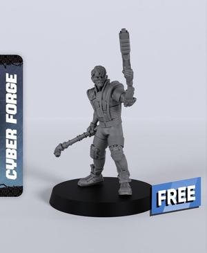 Matt the Hacker - With Free Cyberpunk Dragon  - Sci-Fi Gift Ideas for RPG and Wargamers