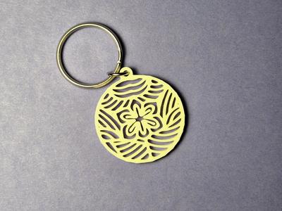 Elegant Mandala Keychain