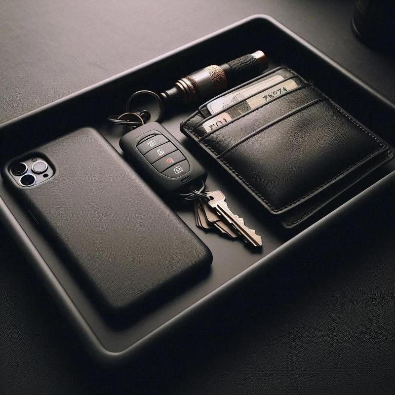 Key, Coins & Wallet Tray "Big Business"