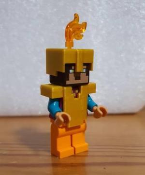 Lego Minecraft armor and helmet (Remixes)