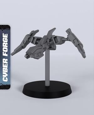 Hailstorm Armada Medium - With Free Cyberpunk  - Sci-Fi Gift Ideas for RPG and Wargamer