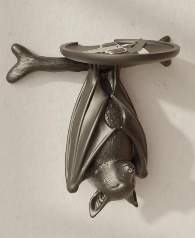 Unique Pteropus Bat Wall Tray & Key Holder