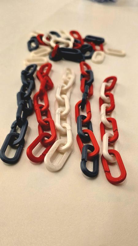 Kettenglied Glieder kette Articulated Karabiner fidgettoy artikuliert