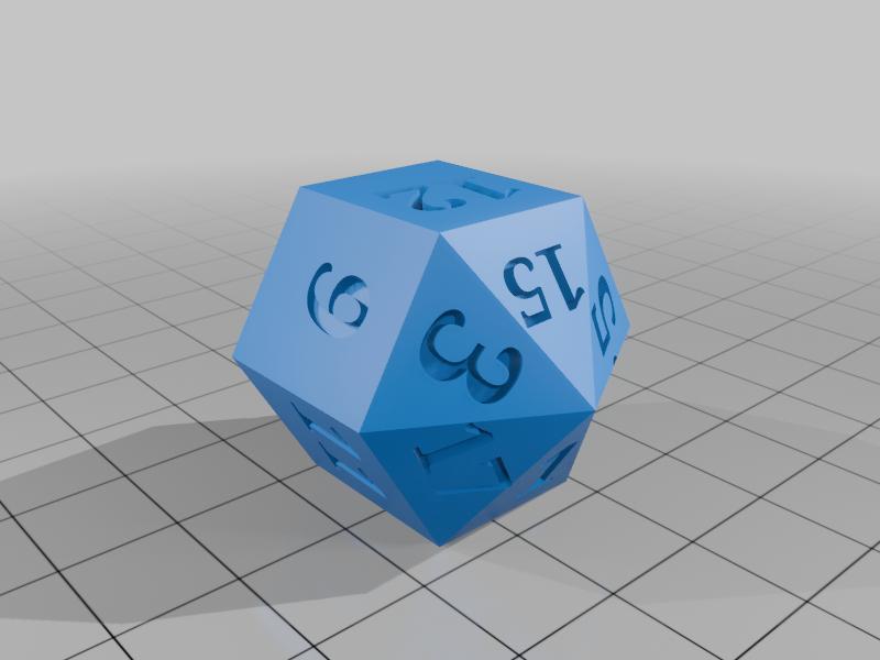 18 sided die