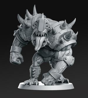 016 Orc Troll Fantasy Football 32mm