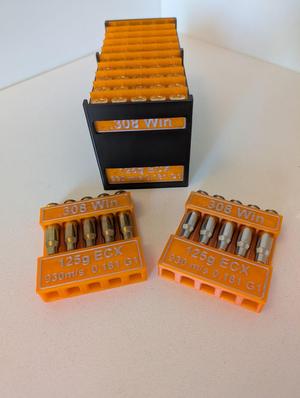 .308 Ammo Clips with Box and Labels