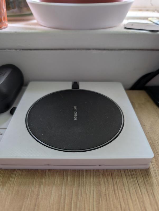 Gridfinity 3x3 100mm Round Wireless Charger