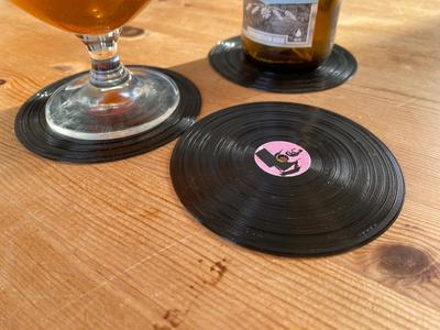 Vinyl Record Coaster