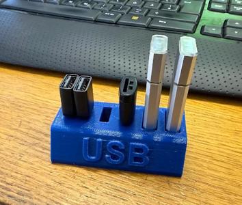 USB Device Organizer (Supports Typec, USB-A and USB Flash Drive)
