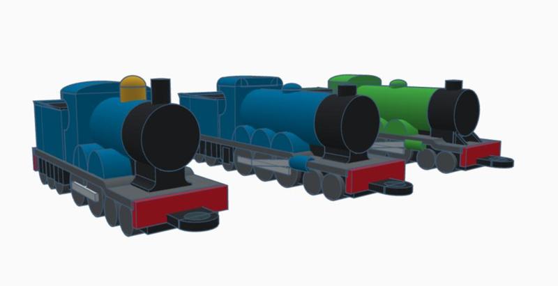 ERTL mini 80th anniversary Edward, Gordon and Henry