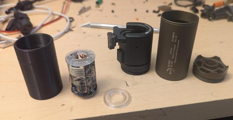 ASG Airsoft B&T Rotex-V Suppressor Adapter for Acetech Blaster Tracer Unit