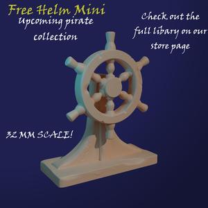 FREE Ship's Helm mini - Pirate's Collection