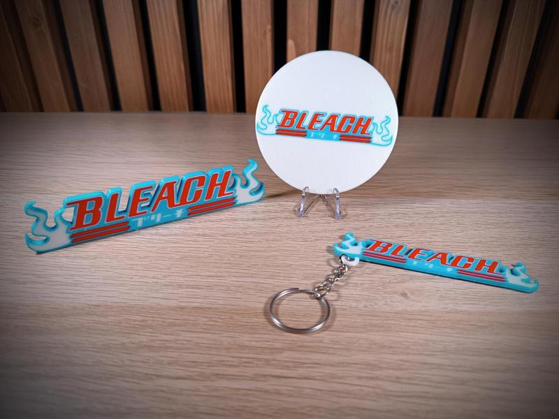 Blech Logo Stand + KeyRing + Coaster