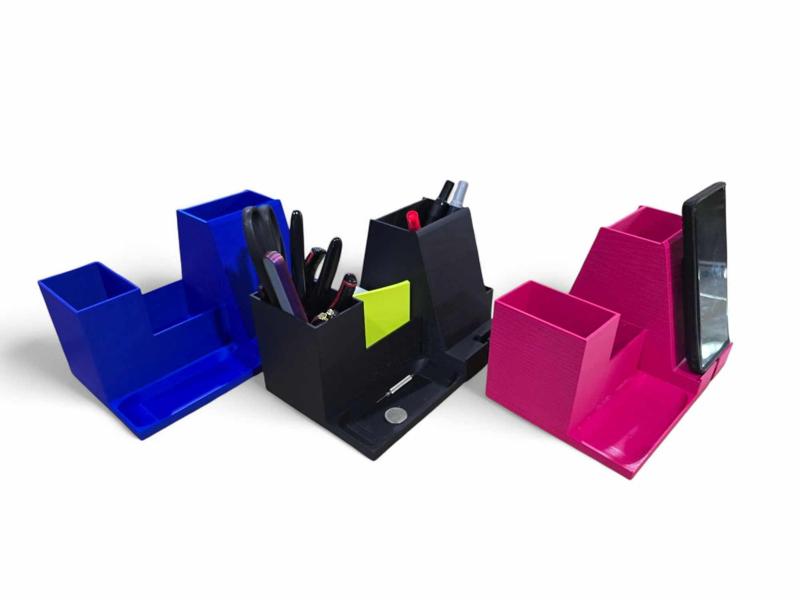 desk organizer buisness card and phone holder.stl