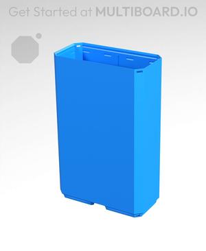 2x1x3 - Simple Walls - Universal Click-In Multibin Shell Extension