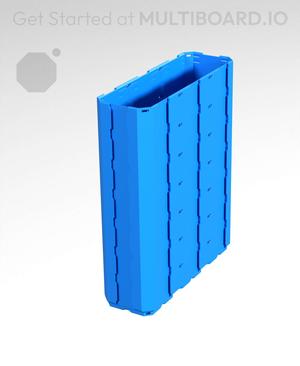 1x3x3.5 - Full Multipoint Rail - Multibin Shell