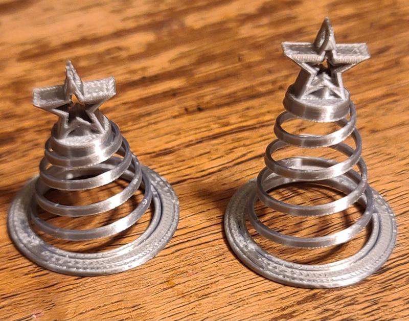 Spiral Christmas Tree Earrings / Ornament