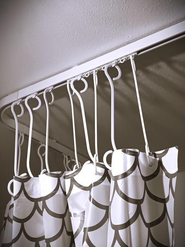 long shower curtain hook
