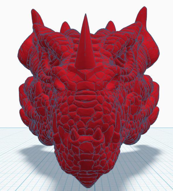 Fire Dragon Keychain