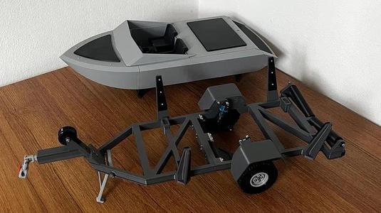 TRAILER FOR MINIRIPPER - 1/10 SCALE TRAILER FOR CRAWLER