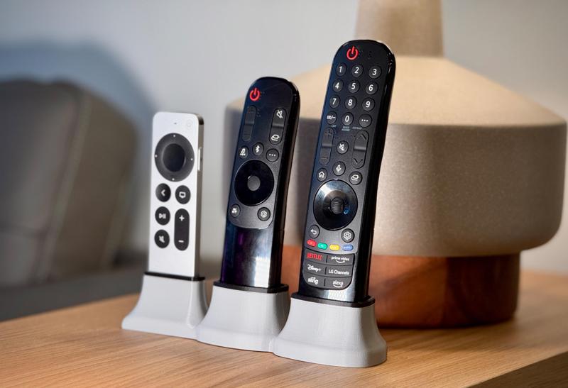 Apple TV + LG Remotes Holder