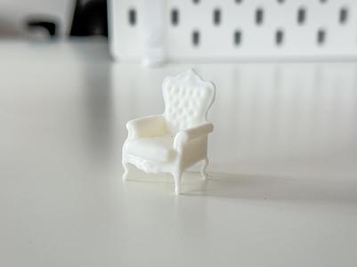Miniature Chair for your Diorama / Doll House